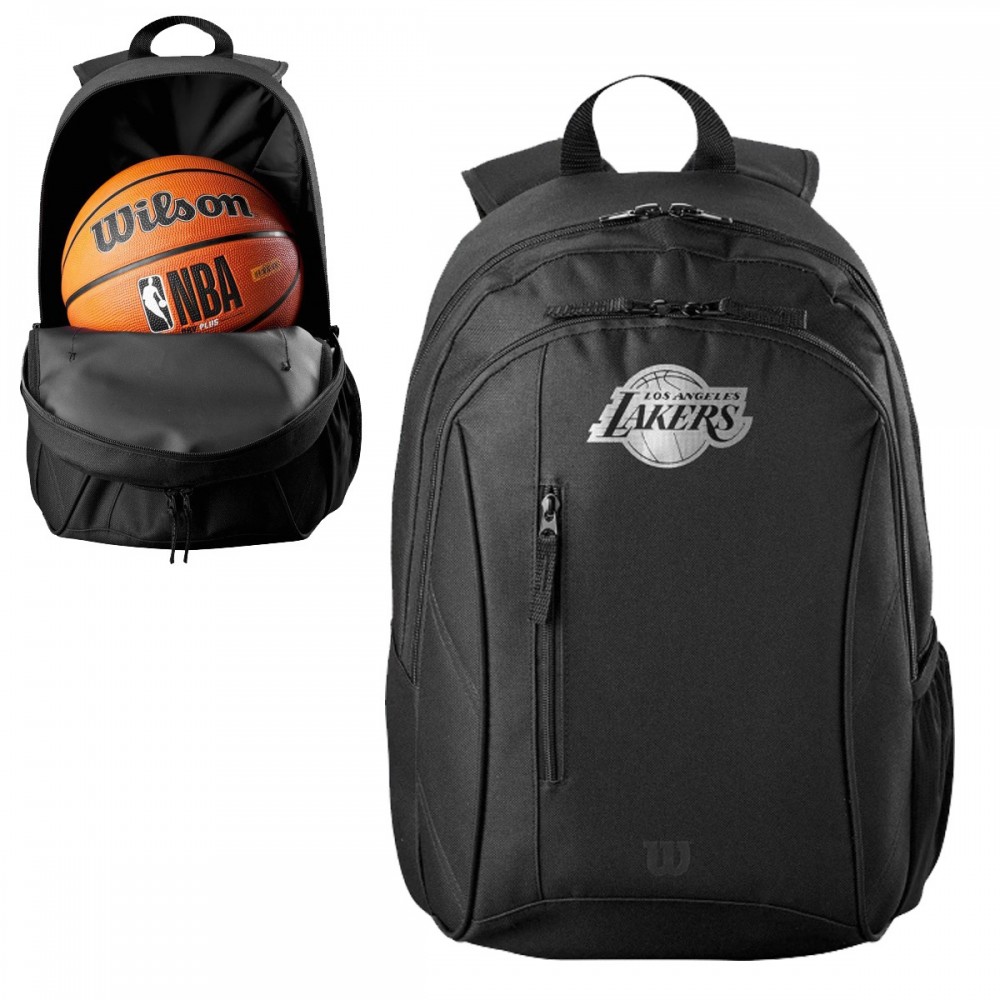 Баскетбольный рюкзак Wilson NBA Team Los Angeles Lakers Backpack 30 л оригинал (WZ6015005)