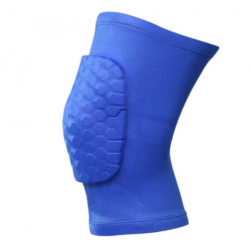 Наколенники баскетбольные 2 шт. Hex Knee Pads S-M-L спандекс-нейлон синий (3066)