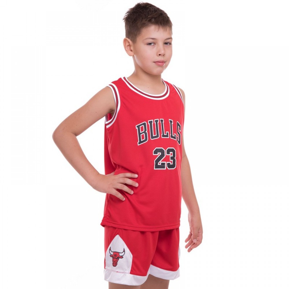 Форма баскетбольная детская Basketball Unifrom Bulls 23 (5351)