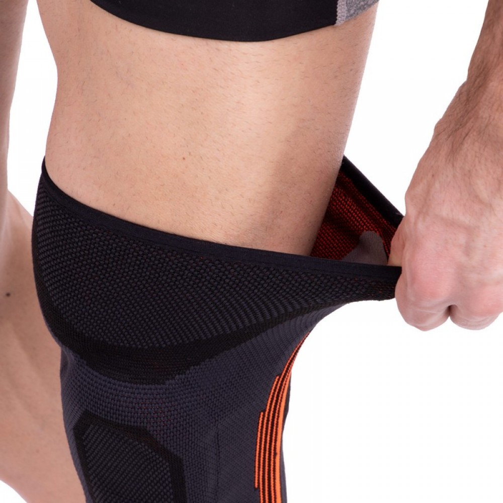 Наколенник-бандаж спортивный Knee Brace 1 шт. с силиконовым кольцом (9066)