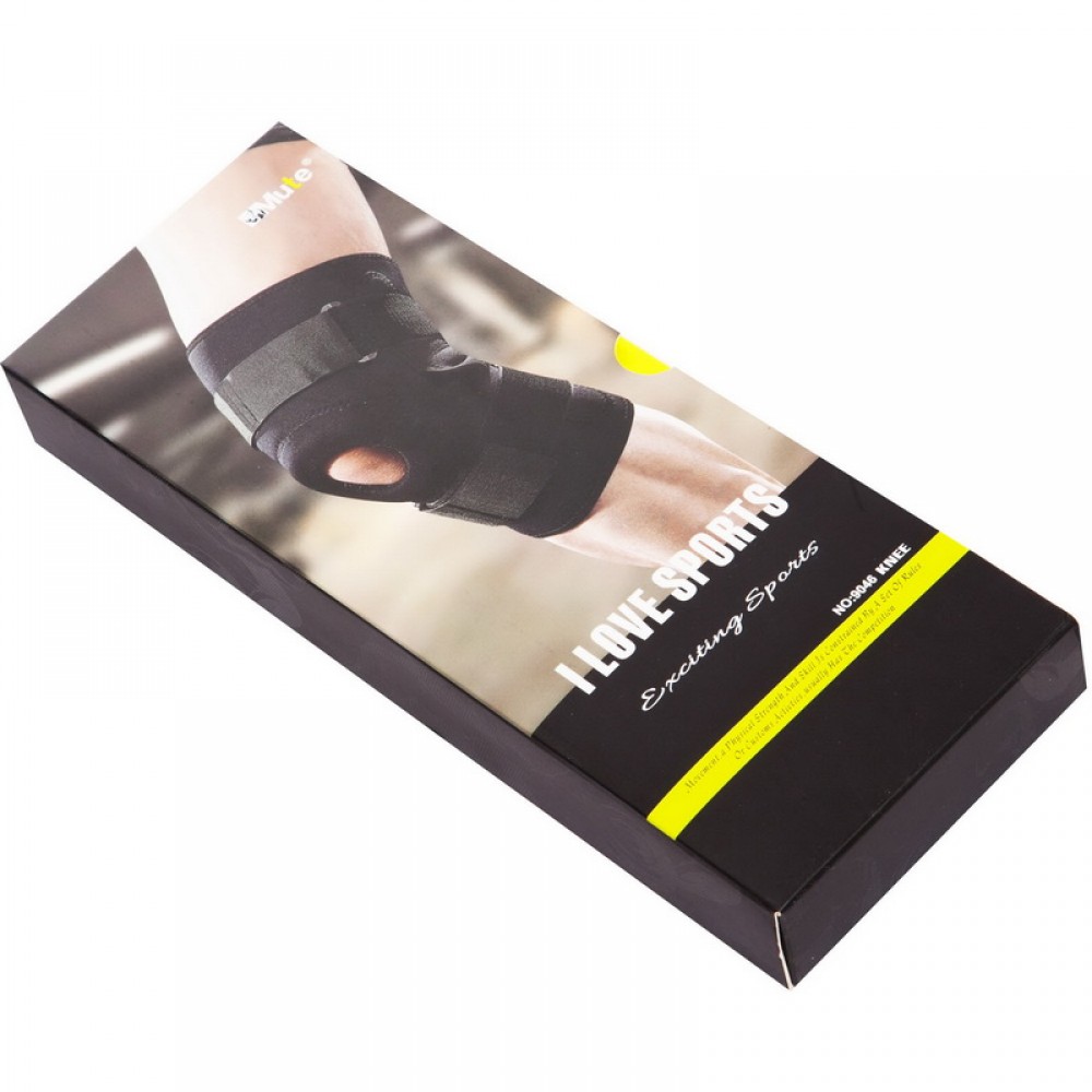 Наколенник спортивный Knee Brace 1 шт. регулируемый с открытой коленной чашечкой (9046)