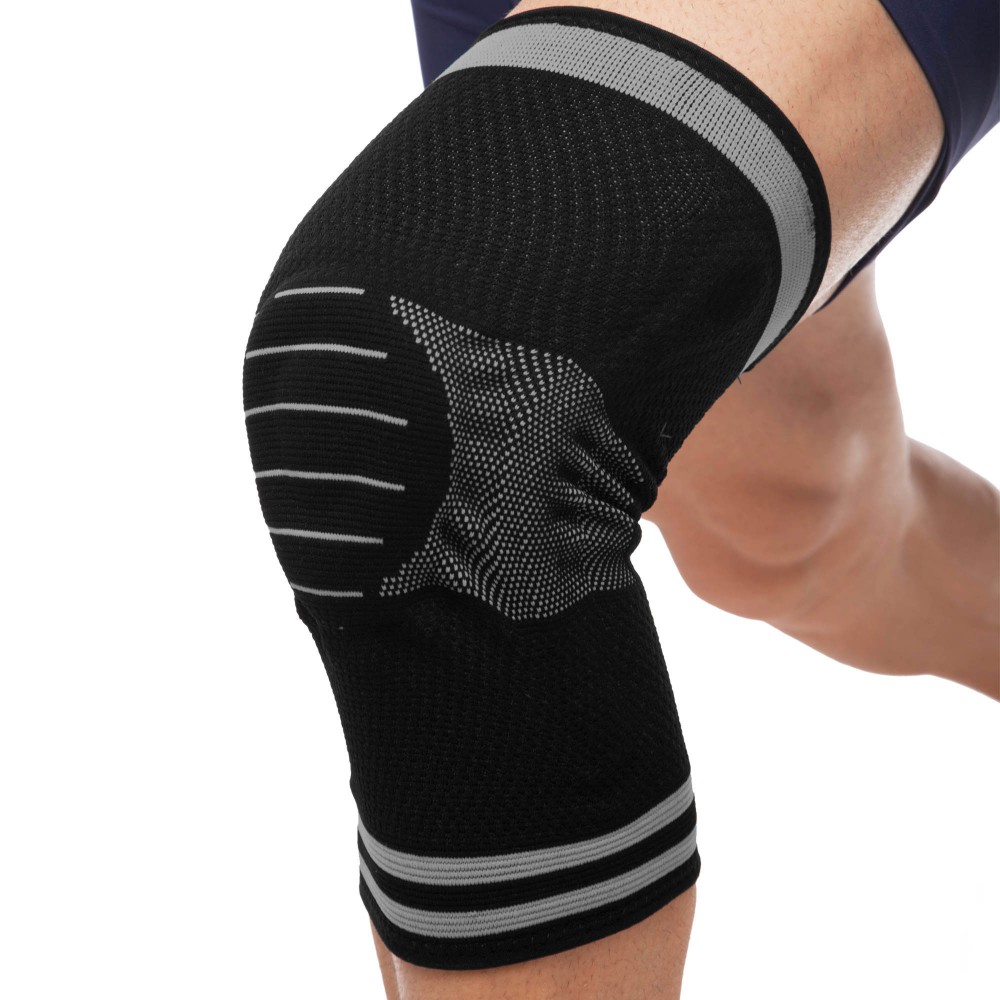 Наколенник-бандаж спортивный Knee Brace 1 шт. с силиконовым кольцом (9066)