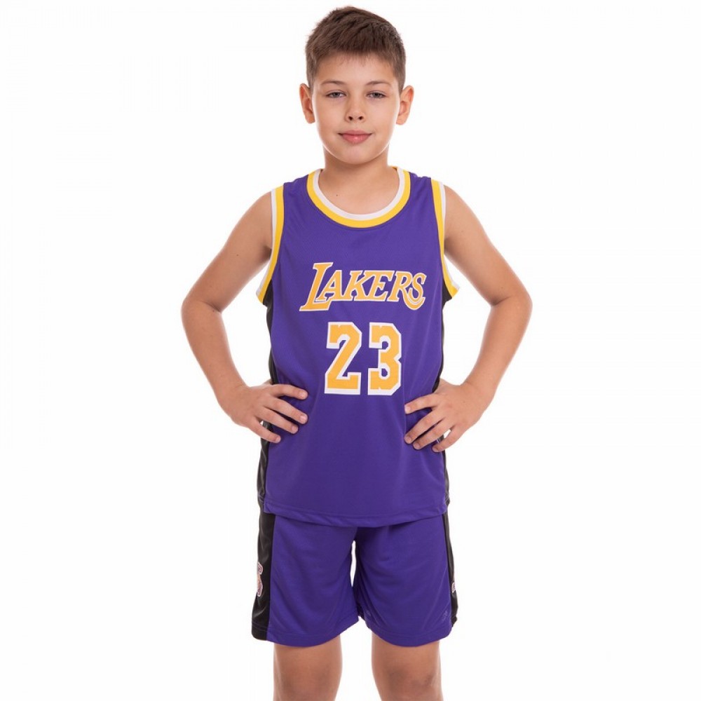 Форма баскетбольная детская Basketball Unifrom Los Angeles Lakers 23 (BA-0563)