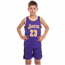 Форма баскетбольная детская Basketball Unifrom Los Angeles Lakers 23 (BA-0563)