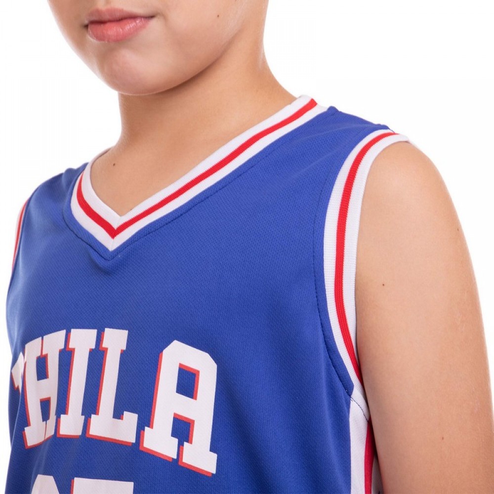 Форма баскетбольная детская Basketball Unifrom Philadelphia 76ers 25 (BA-0927)