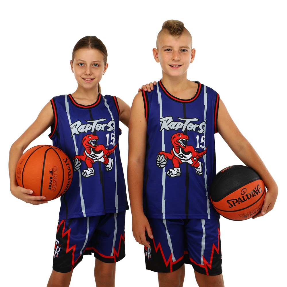 Форма баскетбольная детская Basketball Unifrom NBA Raptors 15 (BA-3833)