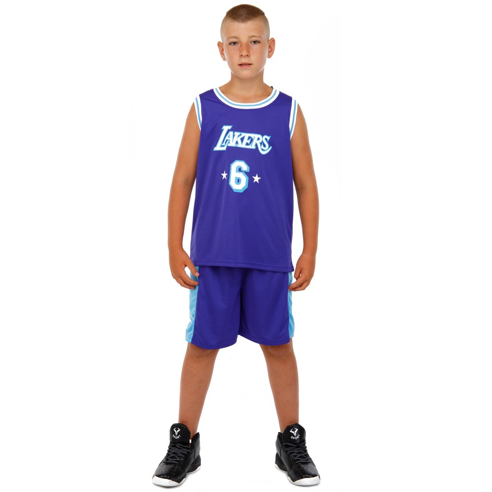 Форма баскетбольная детская Basketball Unifrom Lakers 6 (BA-9970)