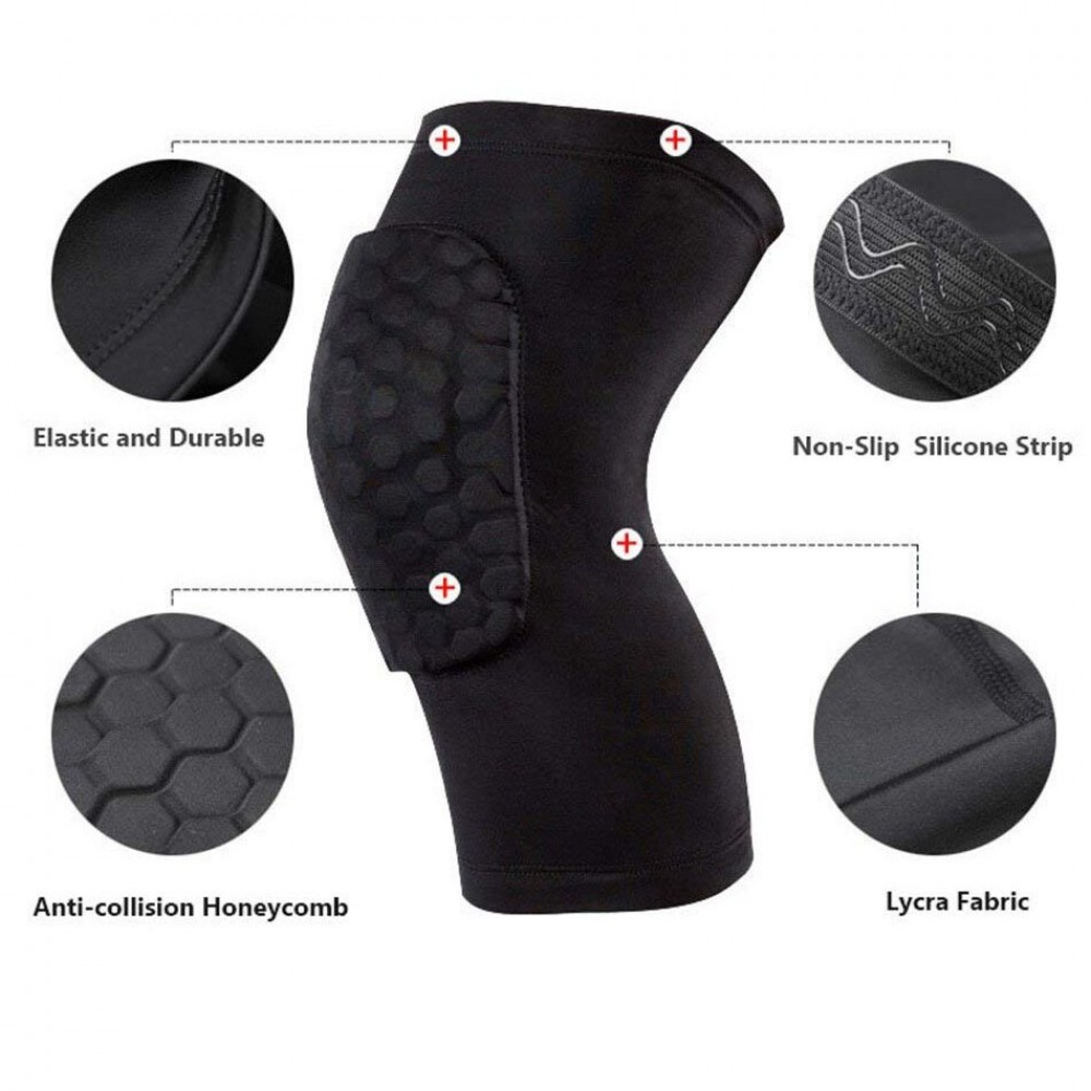 Наколенники баскетбольные Basketball Knee Pads Pro 2 шт.  черные (BC-5665)