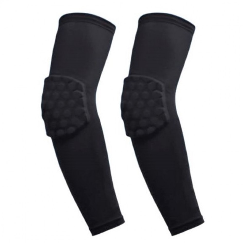 Налокотники баскетбольные 2 шт. Elbow Pads р-р S, M, L, XL, черный (BC-5666)