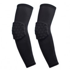 Налокотники баскетбольные 2 шт. Elbow Pads р-р S, M, L, XL, черный (BC-5666)