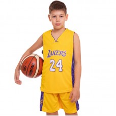 Форма баскетбольная детская Basketball Unifrom Los Angeles Lakers 24 (CO-0038)