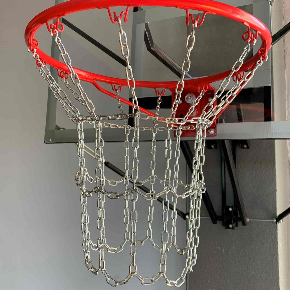 Сетка баскетбольная металлическая усиленная Basketball Net 1 шт. (CO-0918)