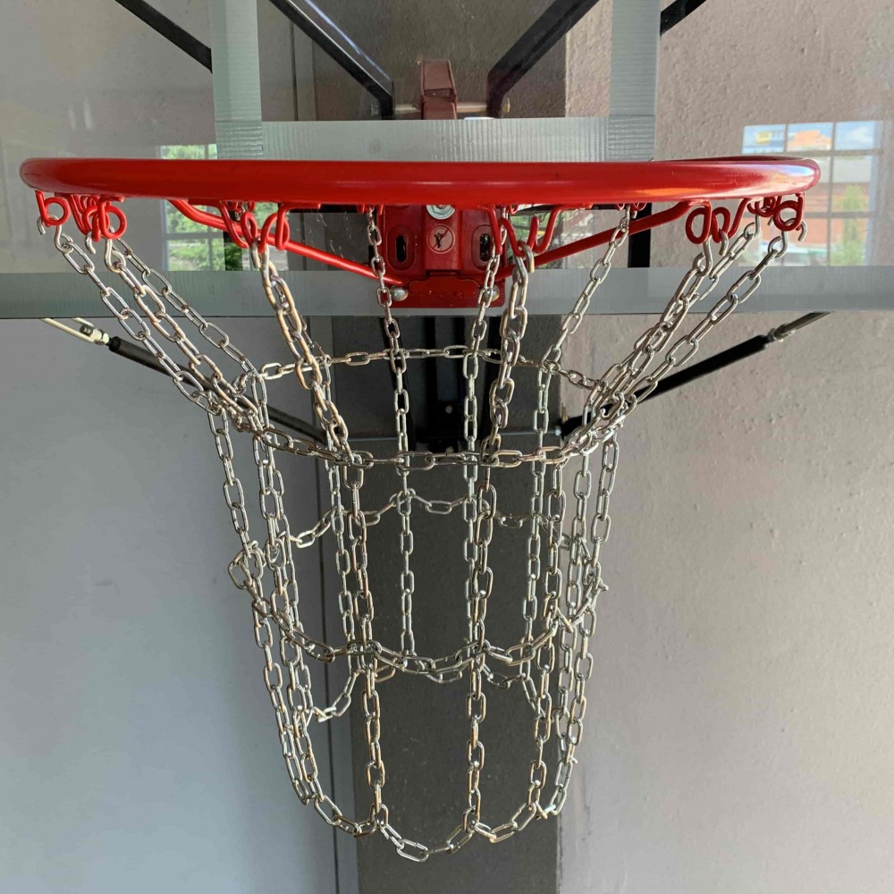 Сетка баскетбольная металлическая усиленная Basketball Net 1 шт. (CO-0918)