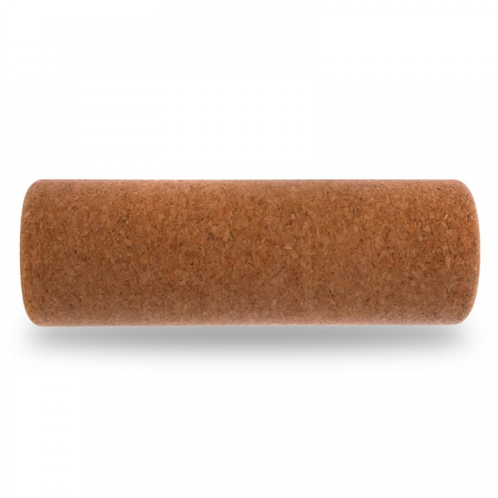 Ролик-валик массажный Corkwood Roller 9,5х30 см пробковый, для йоги, фитнеса, массажа (FI-0094-30)