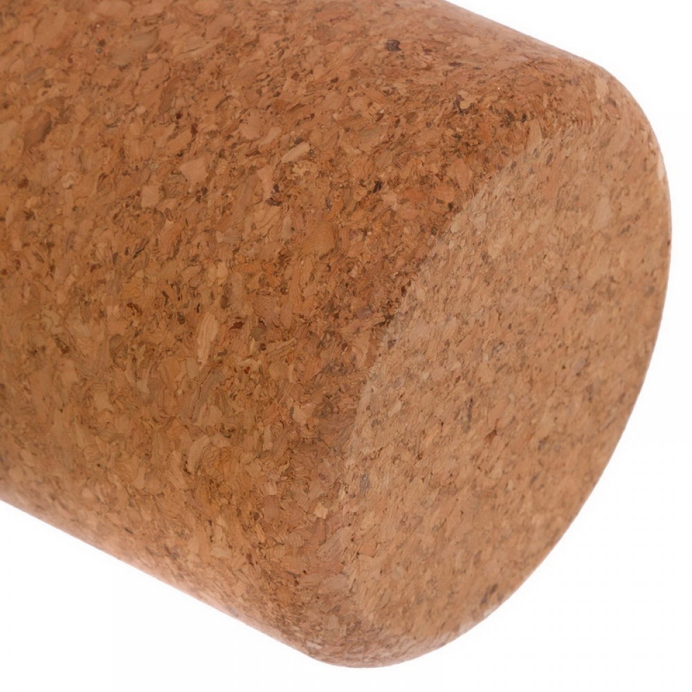 Ролик-валик массажный Corkwood Roller 9,5х30 см пробковый, для йоги, фитнеса, массажа (FI-0094-30)