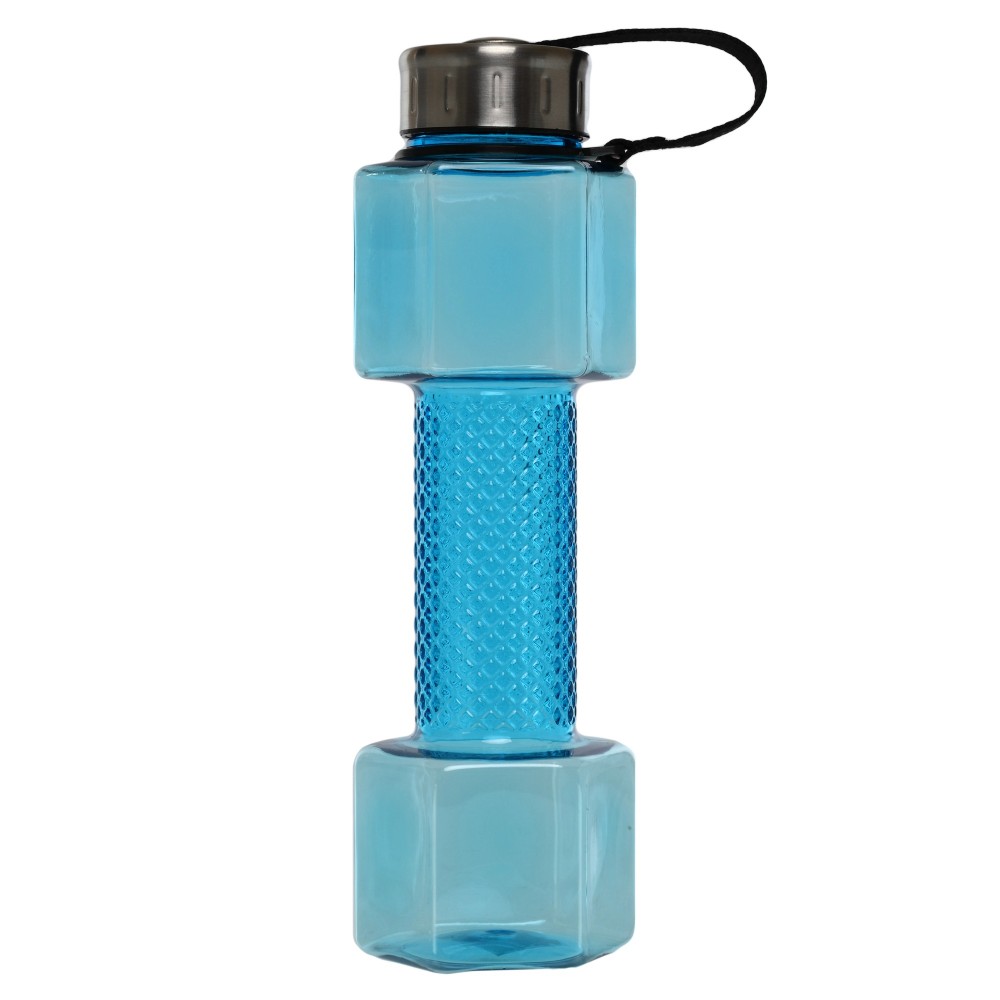 Бутылка спортивная для воды Water Bottle в виде гантели 760 мл синий (FI-7153)