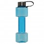 Бутылка спортивная для воды Water Bottle в виде гантели 760 мл синий (FI-7153)