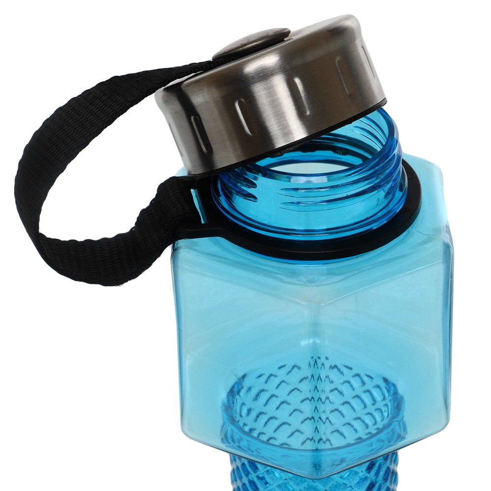 Бутылка спортивная для воды Water Bottle в виде гантели 760 мл синий (FI-7153)