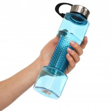 Бутылка спортивная для воды Water Bottle в виде гантели 760 мл синий (FI-7153)