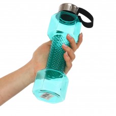 Бутылка для воды Water Bottle в виде гантели 760 мл зеленый (FI-7153)