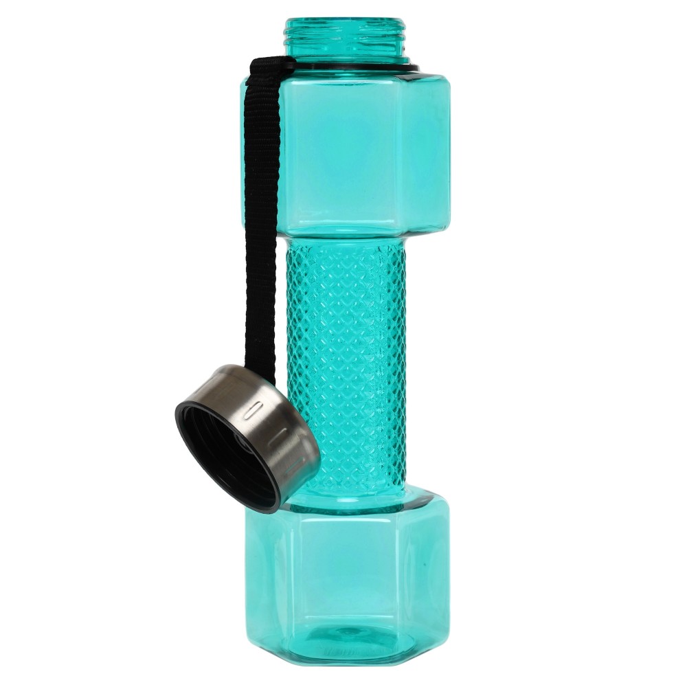 Бутылка для воды Water Bottle в виде гантели 760 мл зеленый (FI-7153)