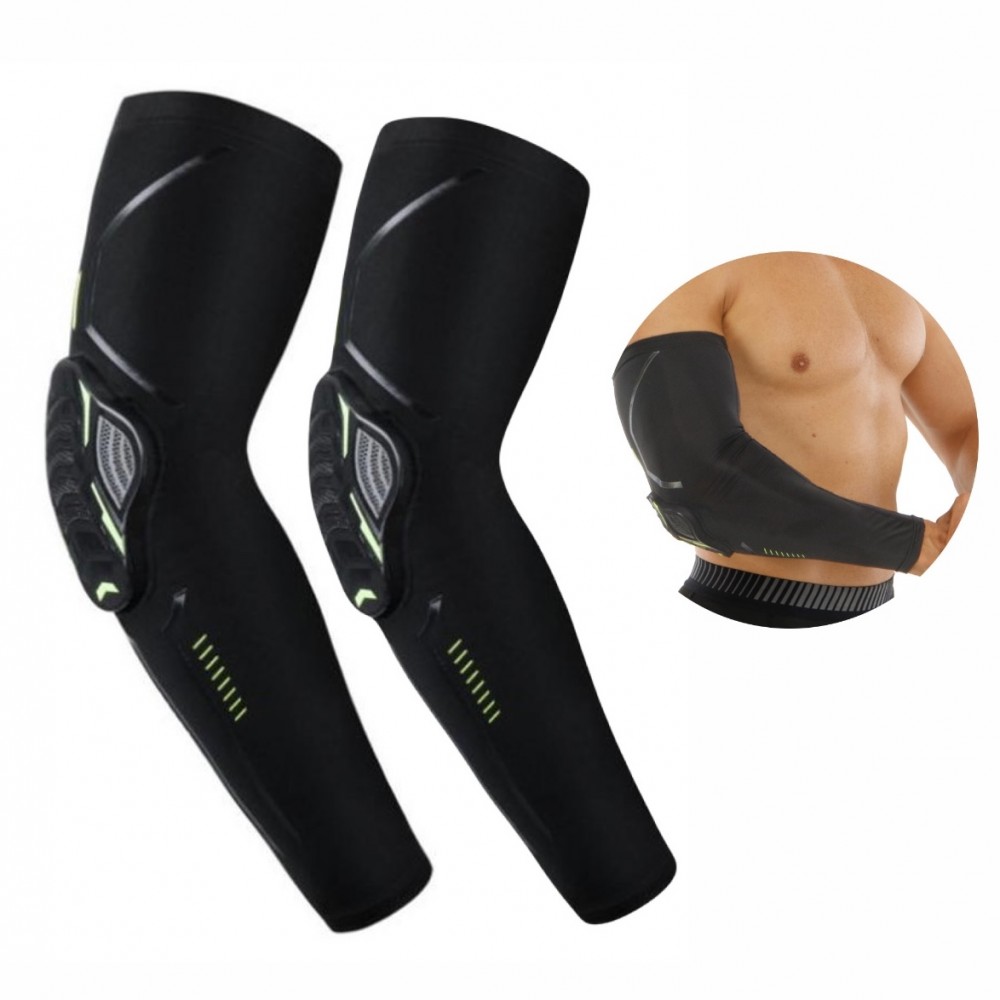 Налокотники баскетбольные 2 шт. Elbow Pads р-р S, M, L, XL, черный (HB-021)