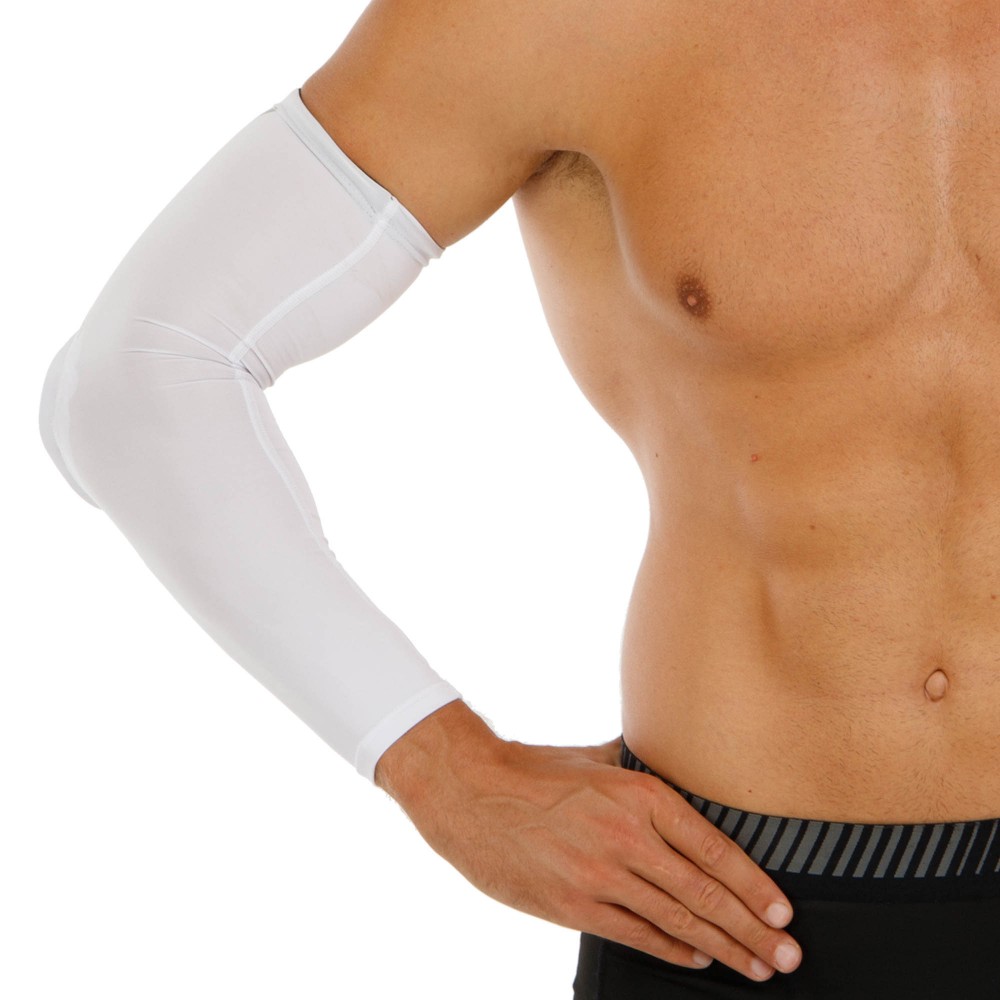 Налокотники баскетбольные 2 шт. Elbow Pads р-р S, M, L, XL, белый (HB-021)