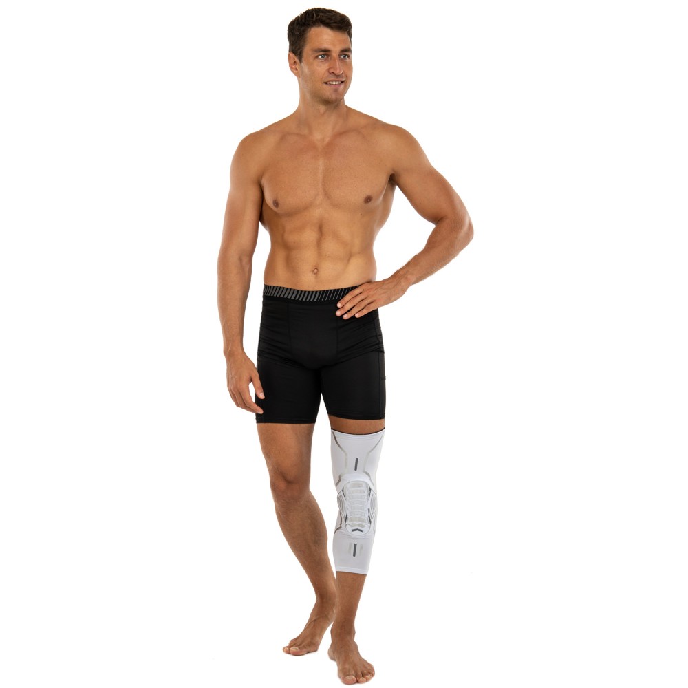 Наколенники баскетбольные защитные Basketball Knee Pads Pro 2 шт. белые (HX-080)