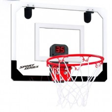 Мини-щит баскетбольный Basketball MiniHoop 40х30 см с кольцом 22 см и сеткой (MR1135)