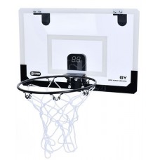 Мини-щит баскетбольный на дверь Basketball MiniHoop 46х30 см с кольцом 24 см и сеткой (MR1149)