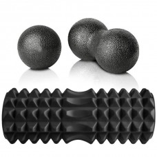 Набор массажный Massage Set мячи Ball 8 см, Duoball 8х17 см, ролл Spaine Roller 33х13 см (MS-0857-4-B-6664-1551)