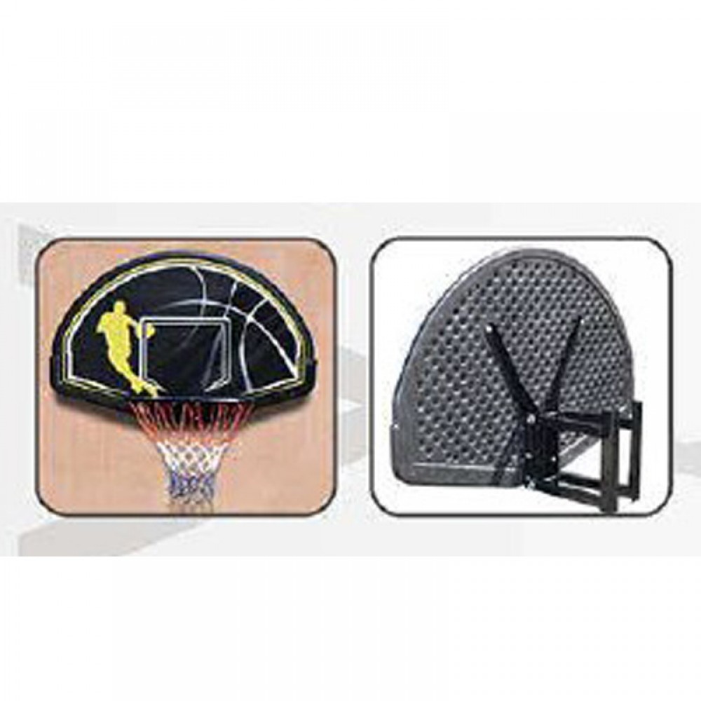 Щит баскетбольный игровой Basketball Hoop 112х72 см с кольцом и сеткой (S006B)