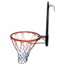 Щит баскетбольный игровой Basketball Hoop 80х58 см с кольцом 38 см и сеткой (S009F)