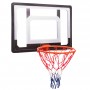 Щит баскетбольный Basketball Hoop 80х58 см с кольцом 38 см и сеткой (S010)