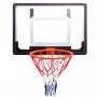 Щит баскетбольный Basketball Hoop 80х58 см с кольцом 38 см и сеткой (S010)