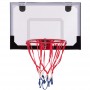 Мини-щит баскетбольный Basketball MiniHoop 45х30 см с кольцом 22 см и сеткой (S011)