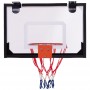 Мини-щит баскетбольный Basketball MiniHoop 45х30 см с кольцом 22 см и сеткой (S011)