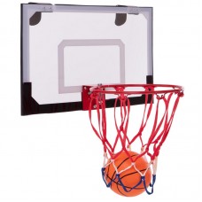 Мини-щит баскетбольный Basketball MiniHoop 45х30 см с кольцом 22 см и сеткой (S011)