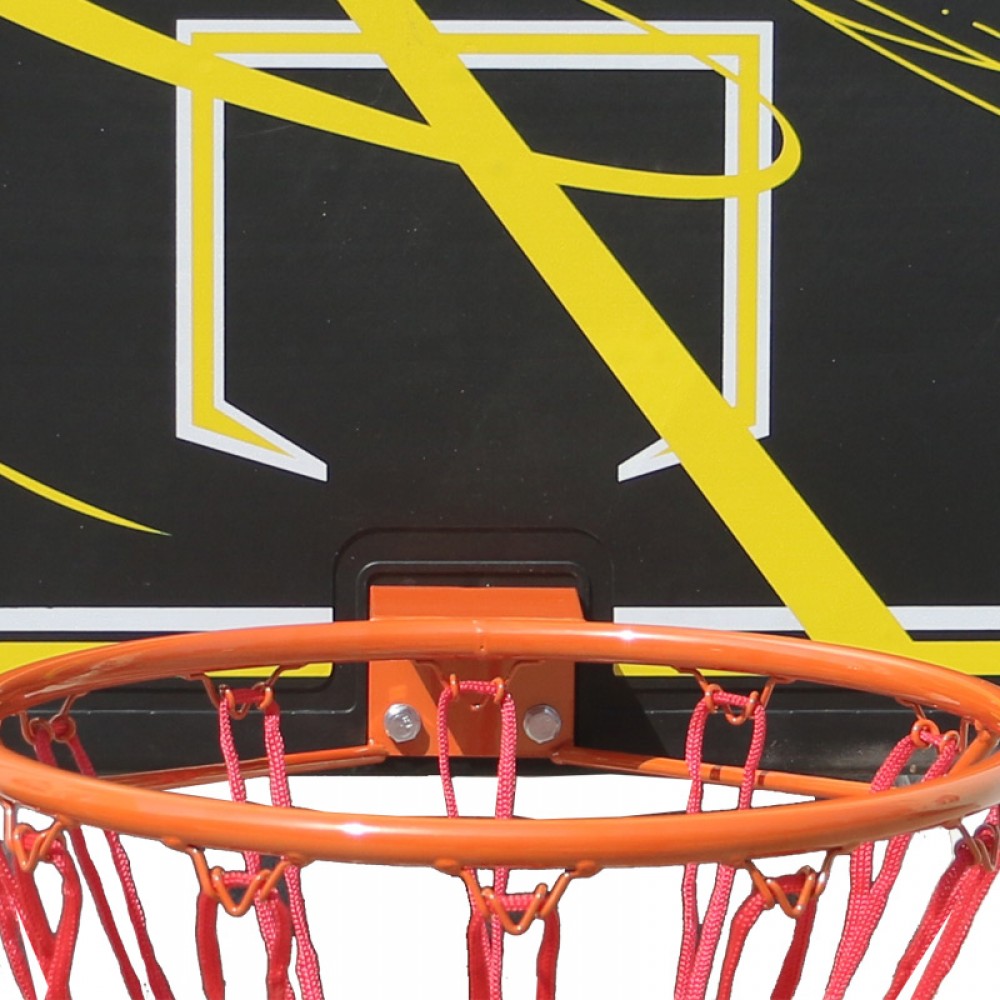 Щит баскетбольный игровой Basketball Hoop 110x70 см с кольцом и сеткой (S019EB)