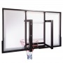 Щит баскетбольный игровой Basketball Hoop 136х80 см с кольцом 45 см и сеткой (S027B)