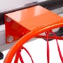 Щит баскетбольный игровой Basketball Hoop 136х80 см с кольцом 45 см и сеткой (S027B)