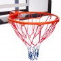 Щит баскетбольный игровой Basketball Hoop 136х80 см с кольцом 45 см и сеткой (S027B)