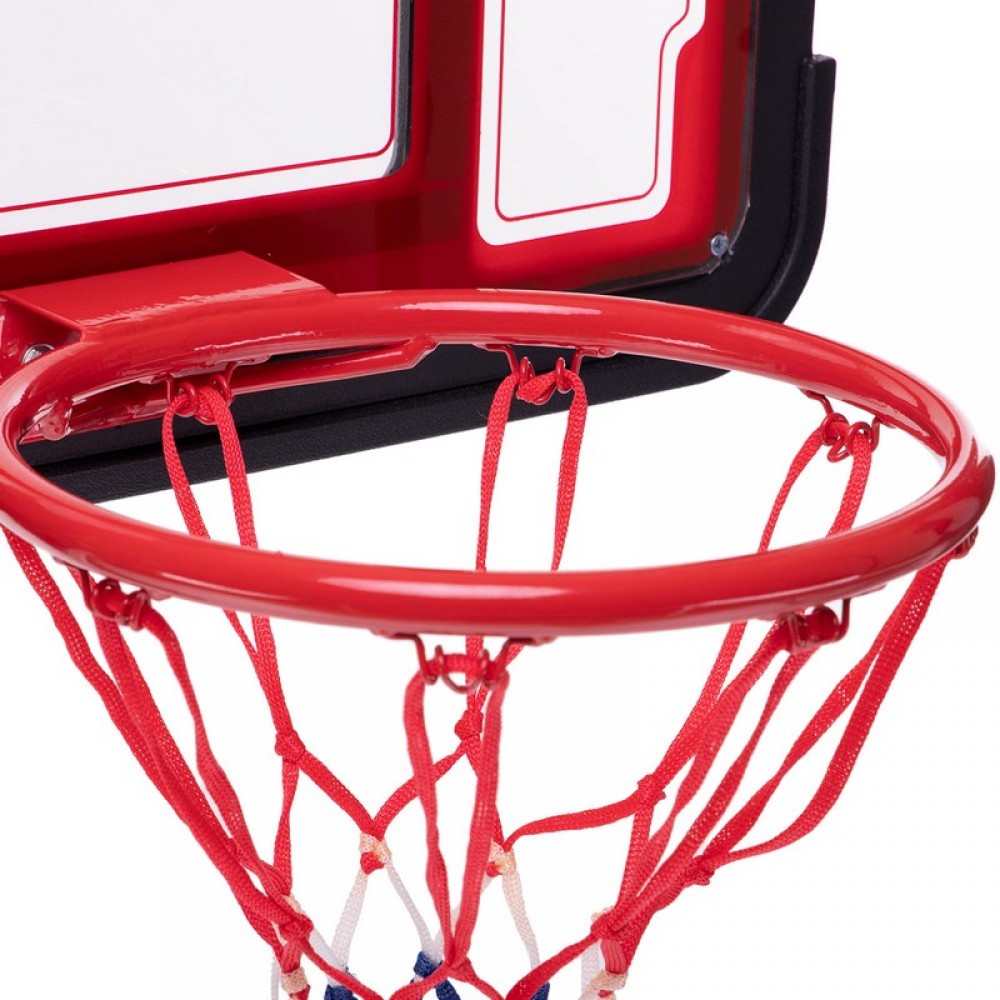 Мини-щит баскетбольный Basketball MiniHoop 60х40 см с кольцом 25 см и сеткой (S881AB)