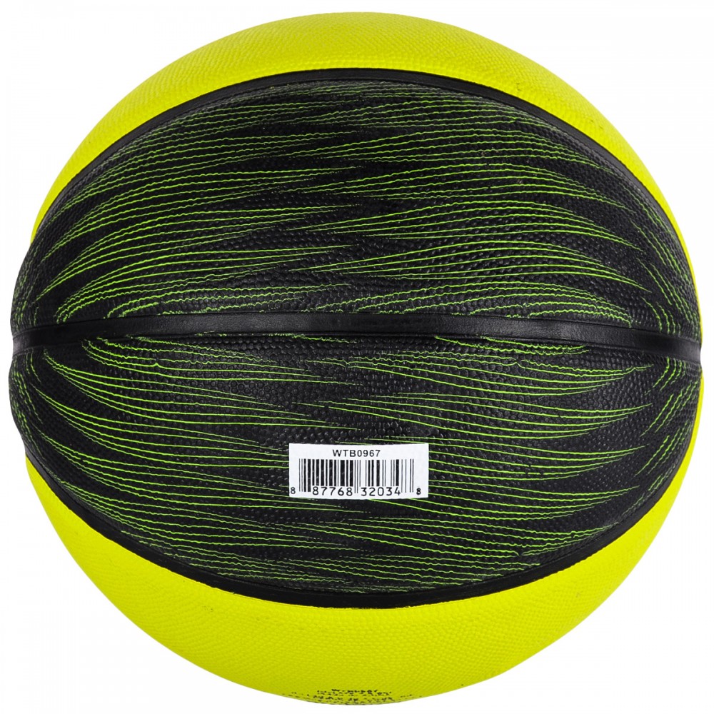 Мяч баскетбольный резиновый для улицы и зала Wilson Hyper shot blackl/lime размер 6