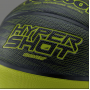 Мяч баскетбольный резиновый для улицы и зала Wilson Hyper shot blackl/lime размер 6