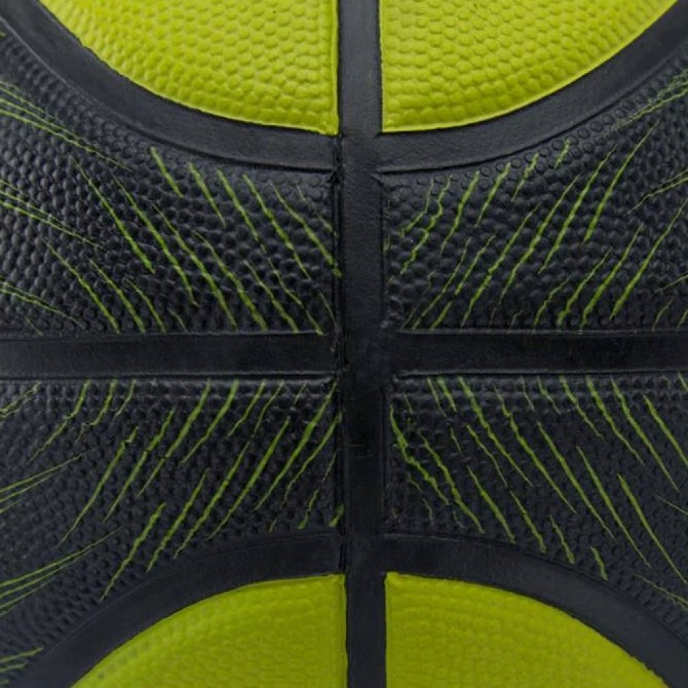 Мяч баскетбольный резиновый для улицы и зала Wilson Hyper shot blackl/lime размер 6