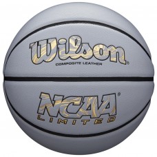М'яч баскетбольний з композитної шкіри для гри на вулиці/залі Wilson NCAA LIMITED BBALL,сірий, розмір 7