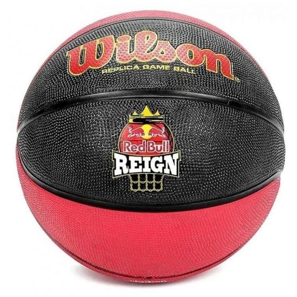 Мяч баскетбольный Wilson RED BULL REPLICA размер 7 резиновый (WTB2205X)