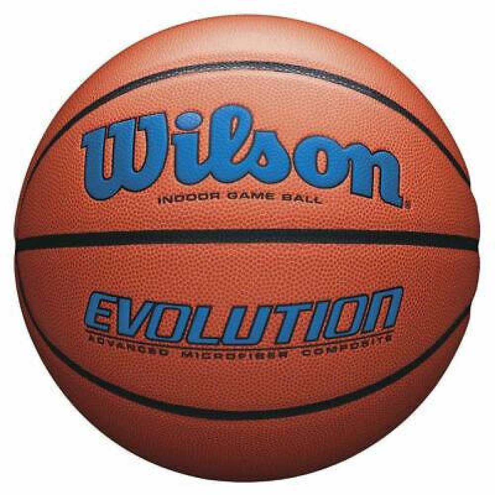 Мяч баскетбольный Wilson EVOLUTION размер 7 композитная кожа коричневый (WTB0595XB0704)