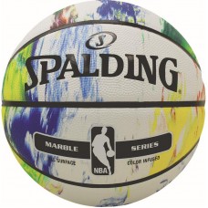 Мяч баскетбольный Spalding NBA Marble Outdoor размер 7 резиновый (NBA-MBW-OUT_7)